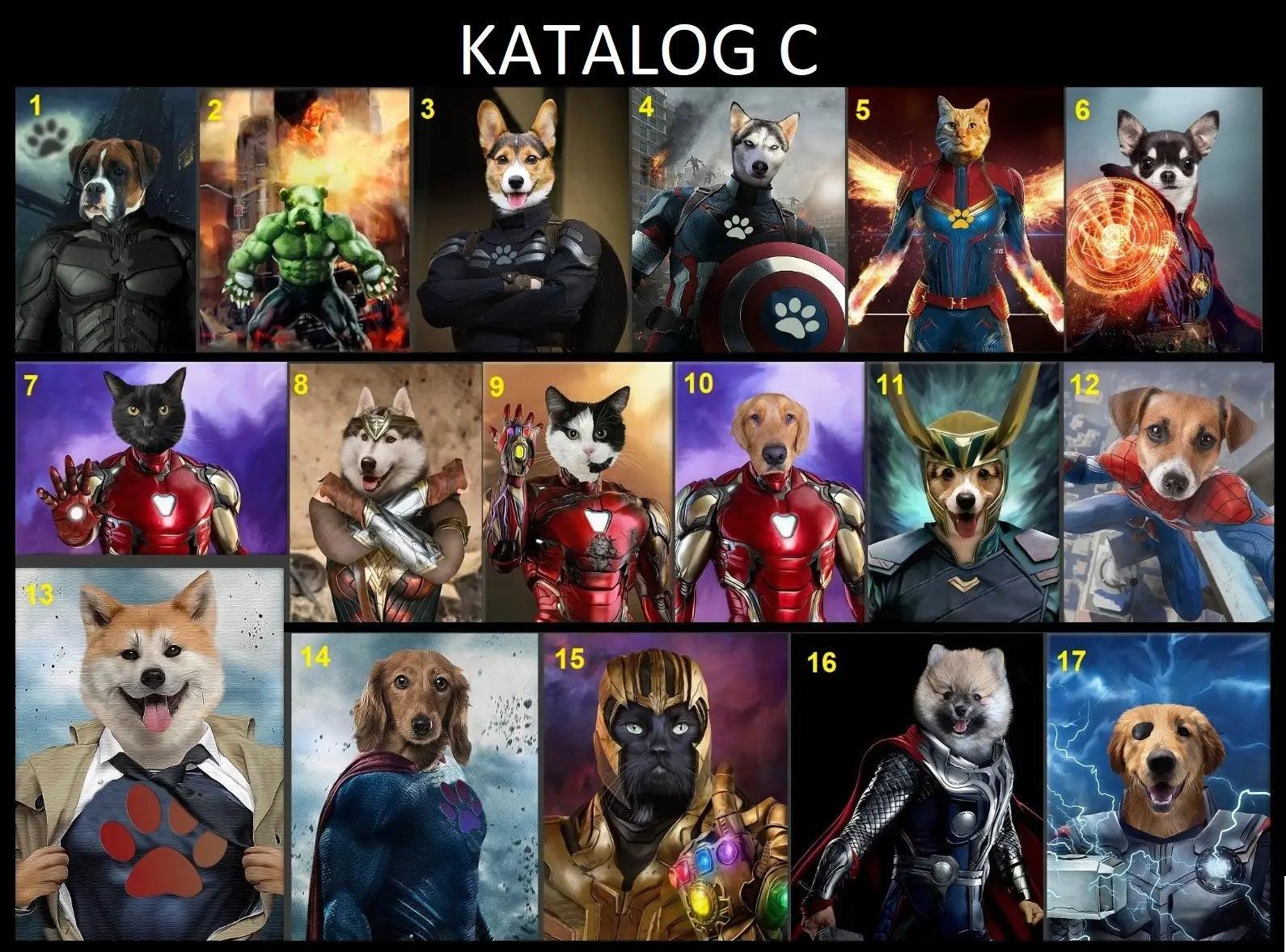 Dyr - Med kostume efter dine fotos - Just Karikatur