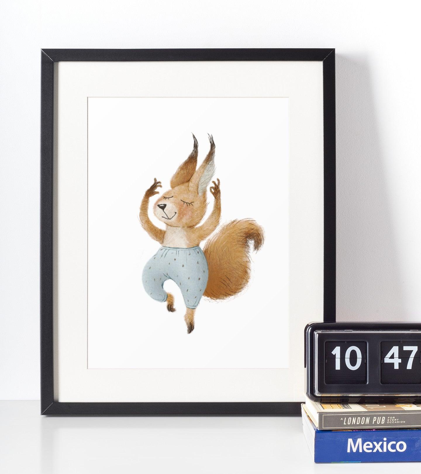 Egern2 - Børneplakat - Just Karikatur