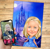 Elsa - karikaturtegning efter dine fotos - Just Karikatur