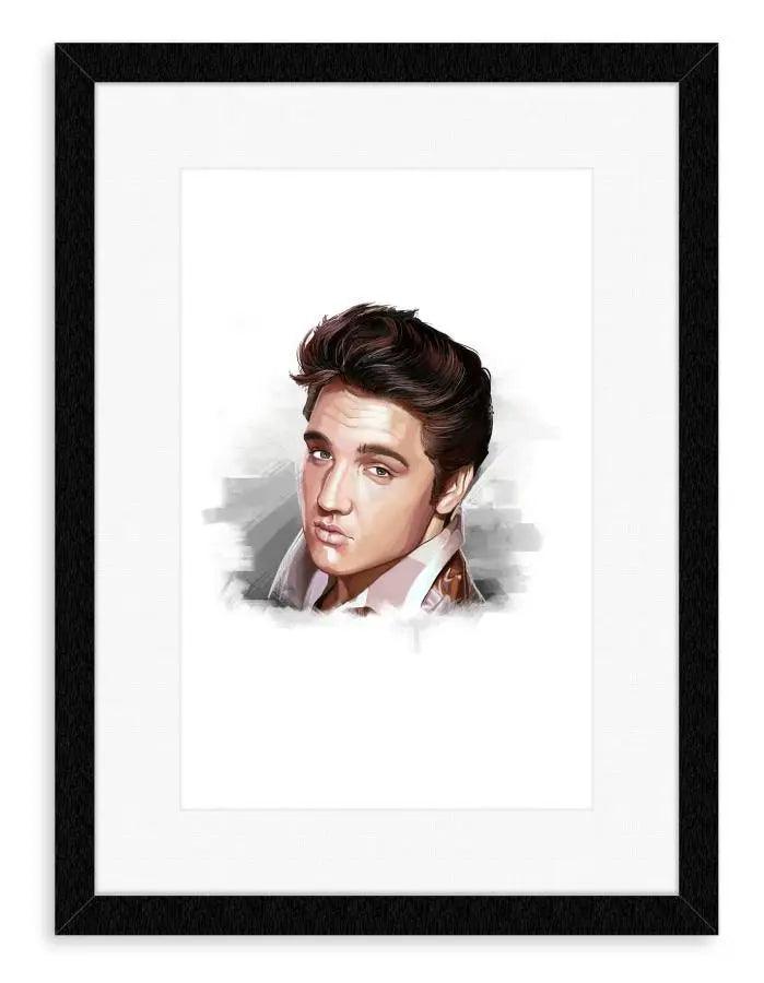 Elvis Presley - Karikatur Plakat - Just Karikatur