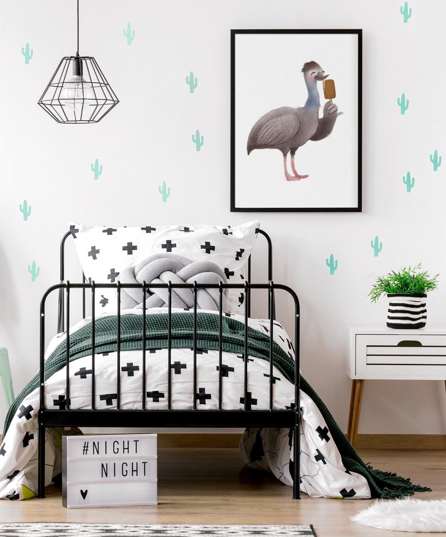 Emu - Børneplakat - Just Karikatur