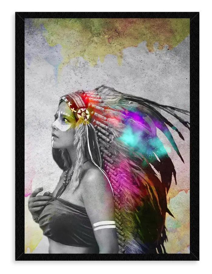 Farverig Plakat - Naira - Just Karikatur