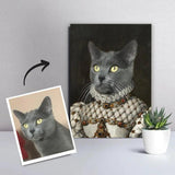 Royal kæledyrsportræt 19 - Freja - Just Karikatur