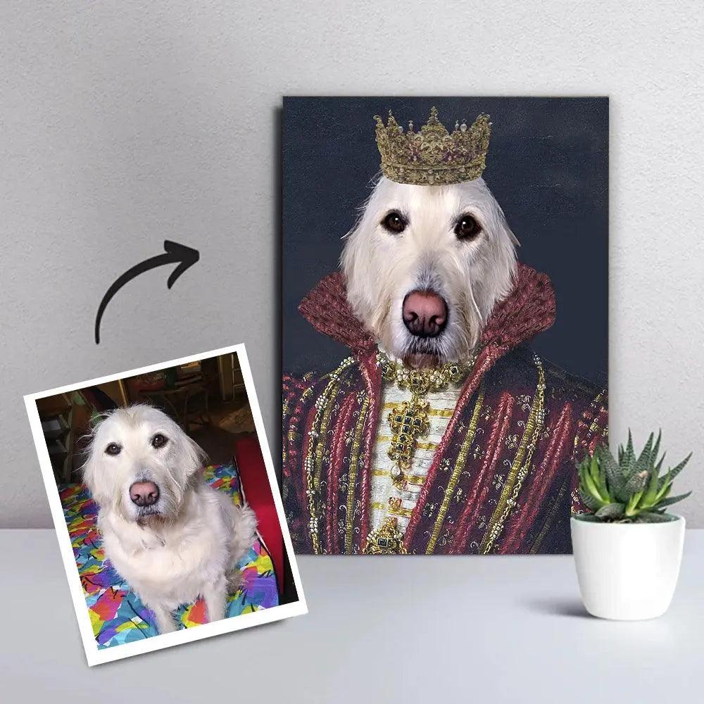 Royal kæledyrsportræt 15 - Frida - Just Karikatur