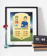 Fut card plakat - Just Karikatur