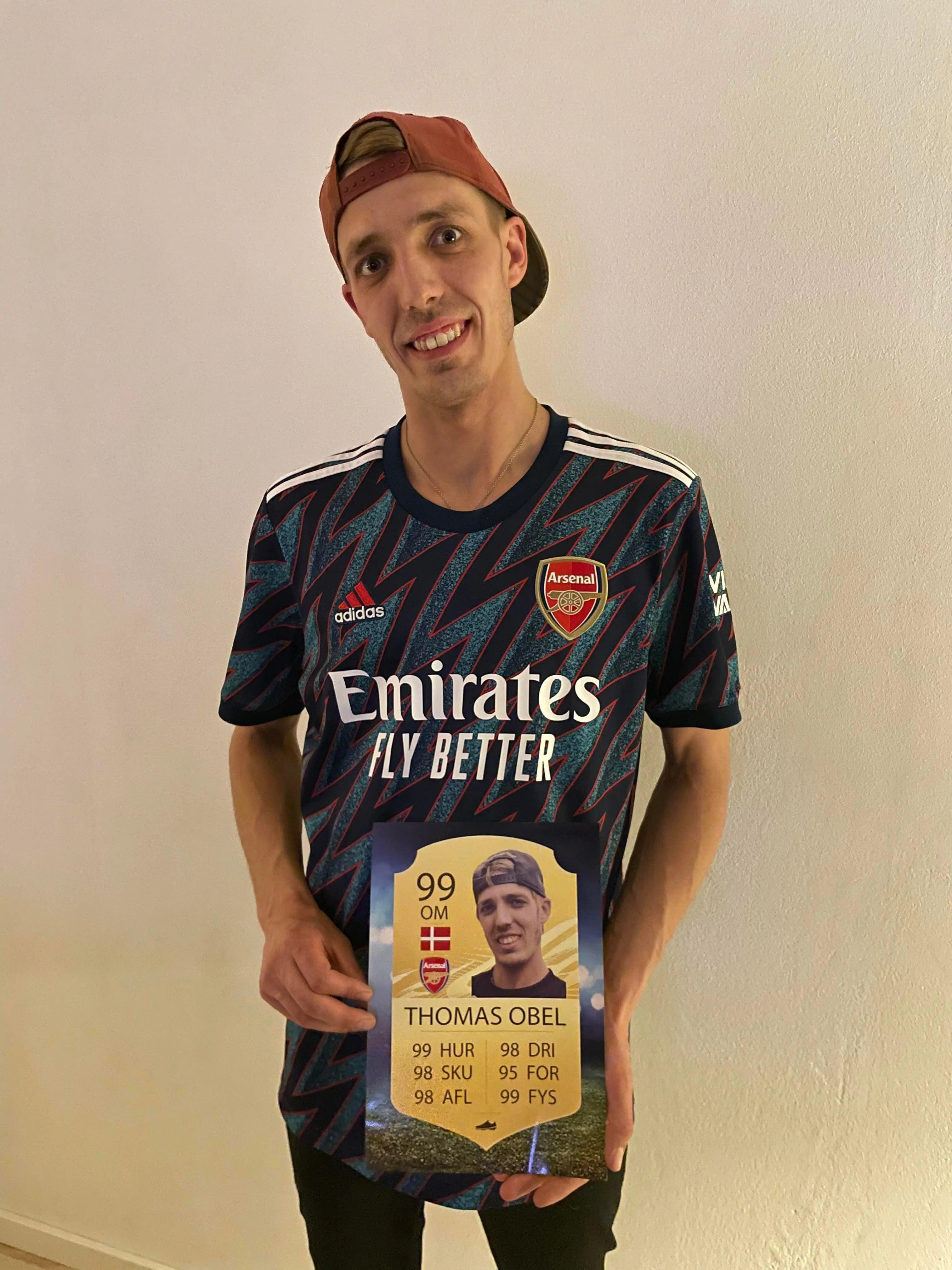 Fut card plakat - Just Karikatur