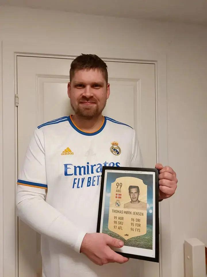 Fut card plakat - Just Karikatur