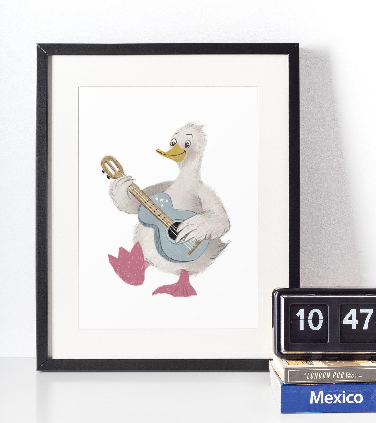 Gås - Børneplakat - Just Karikatur