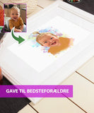 Gave til bedsteforældre - Vandmaleri efter dine fotos - Just Karikatur