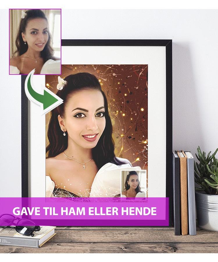 Gave til ham eller hende - Dream portræt efter dine fotos - Just Karikatur