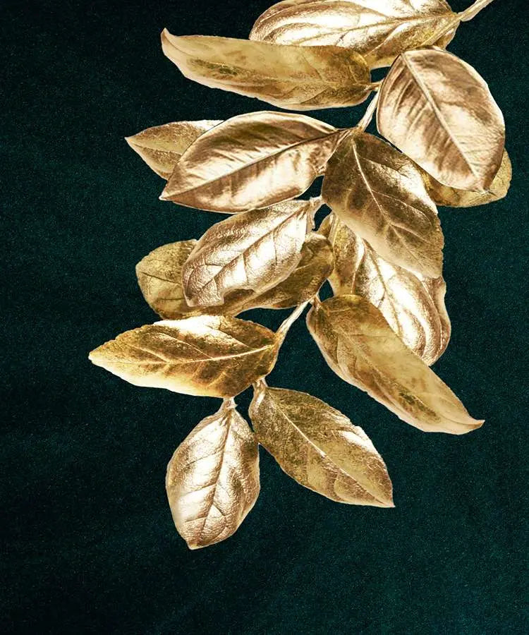 Golden leaf plakat ( sæt af 3 stk ) - Just Karikatur