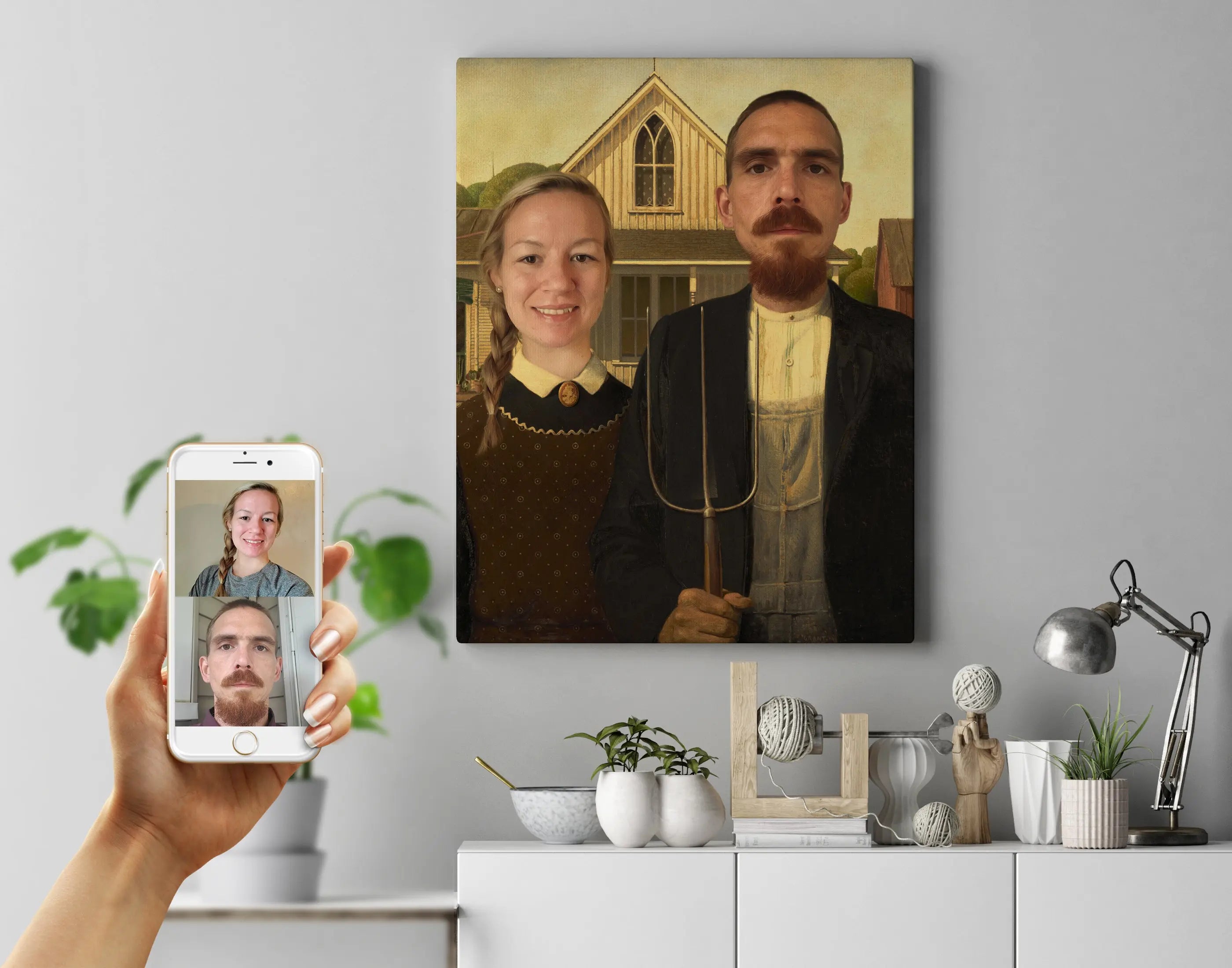 Highness pair - Royal portræt efter dine fotos - Just Karikatur