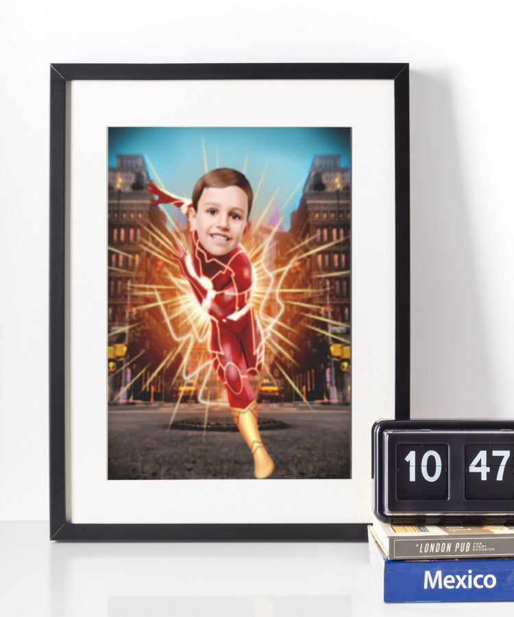 Ironman - karikaturtegning efter dine fotos - Just Karikatur