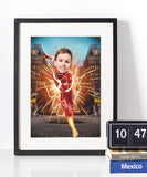 Ironman - karikaturtegning efter dine fotos - Just Karikatur