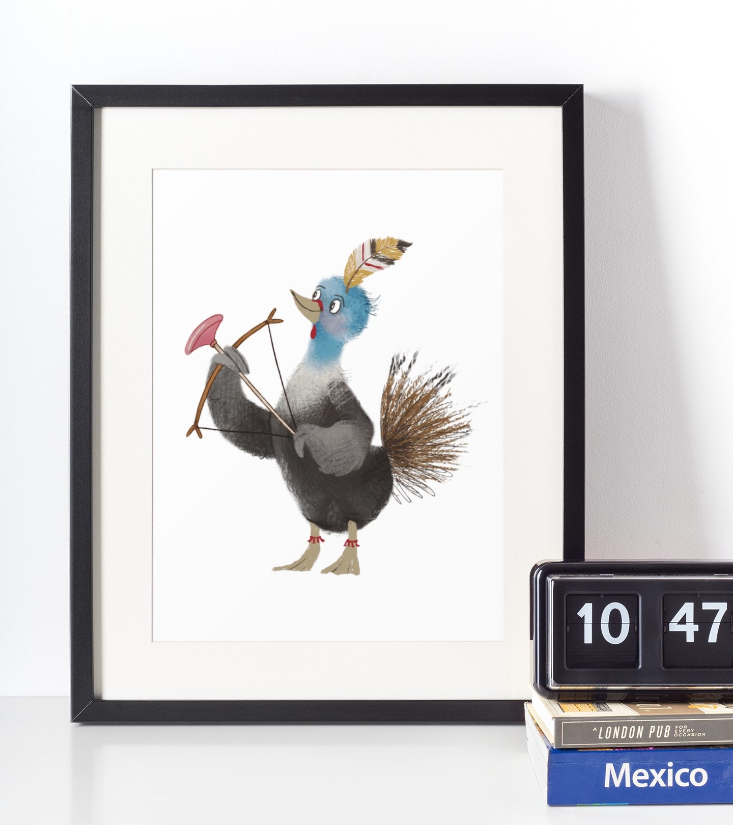 Kalkun - Børneplakat - Just Karikatur