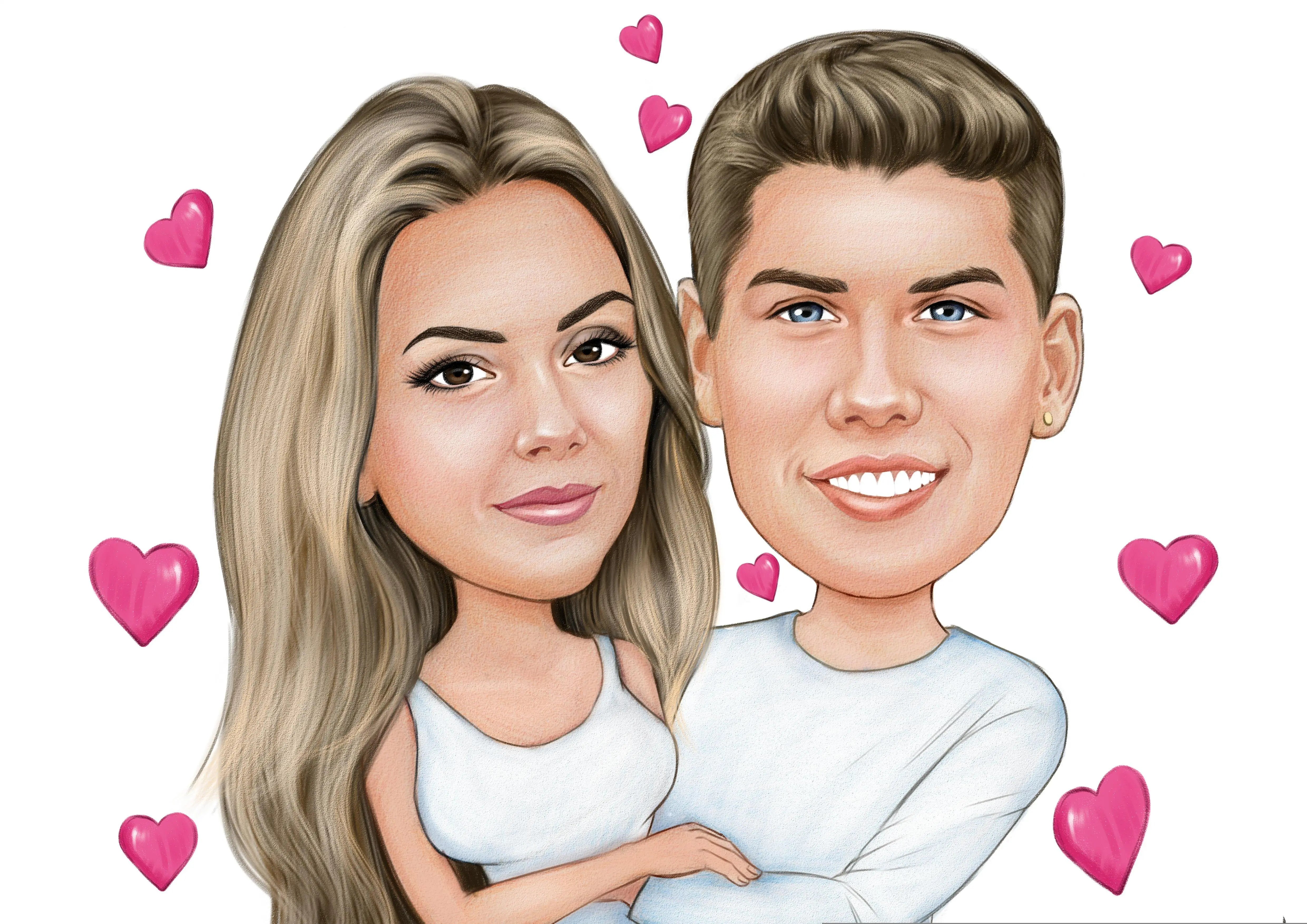 Karikaturtegning - Skræddersyet2 Just Karikatur