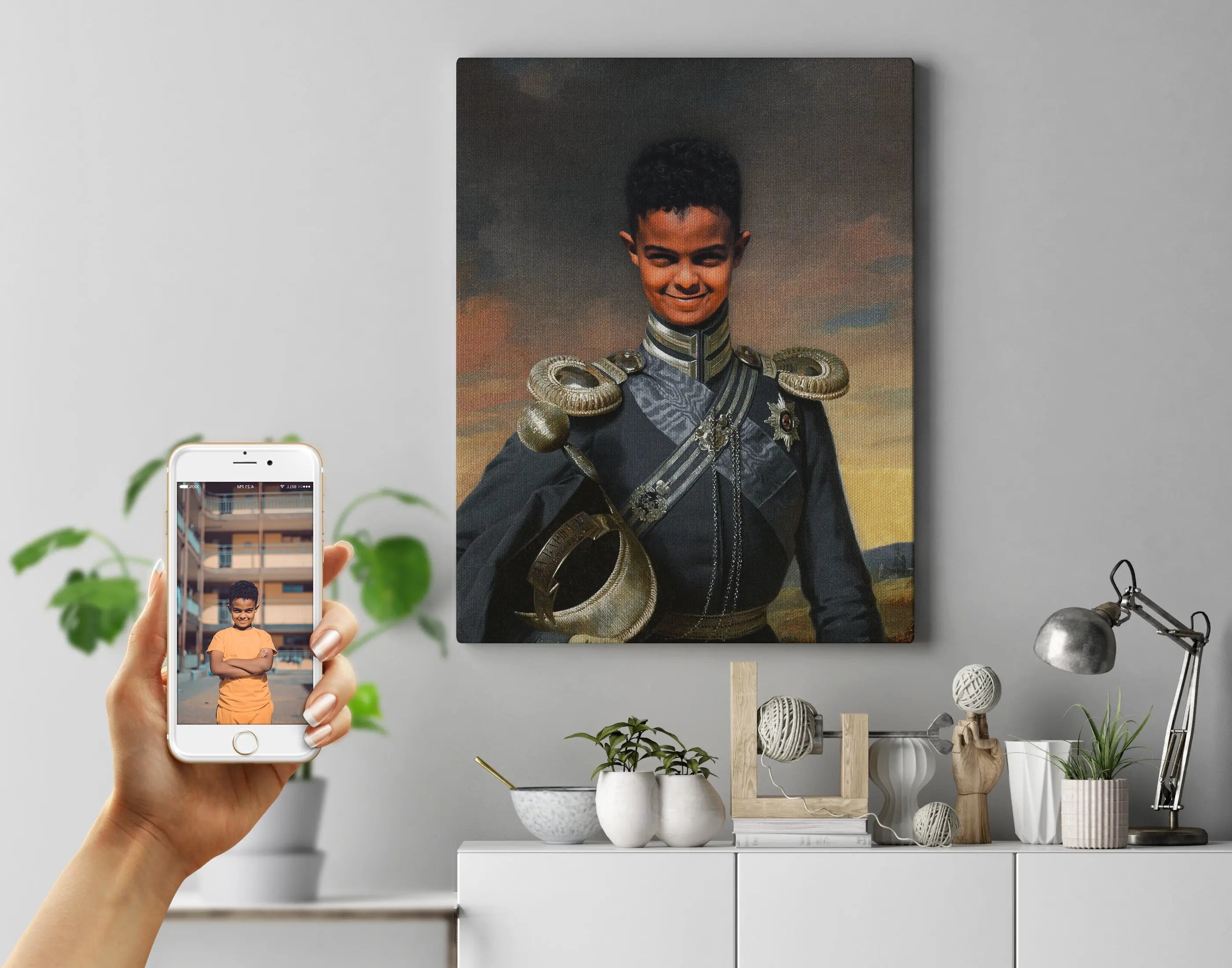 Knight - Royal portræt efter dine fotos - Just Karikatur