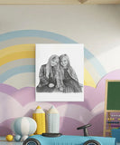 Konfirmationsgave - Portrættegning efter dine fotos - Just Karikatur