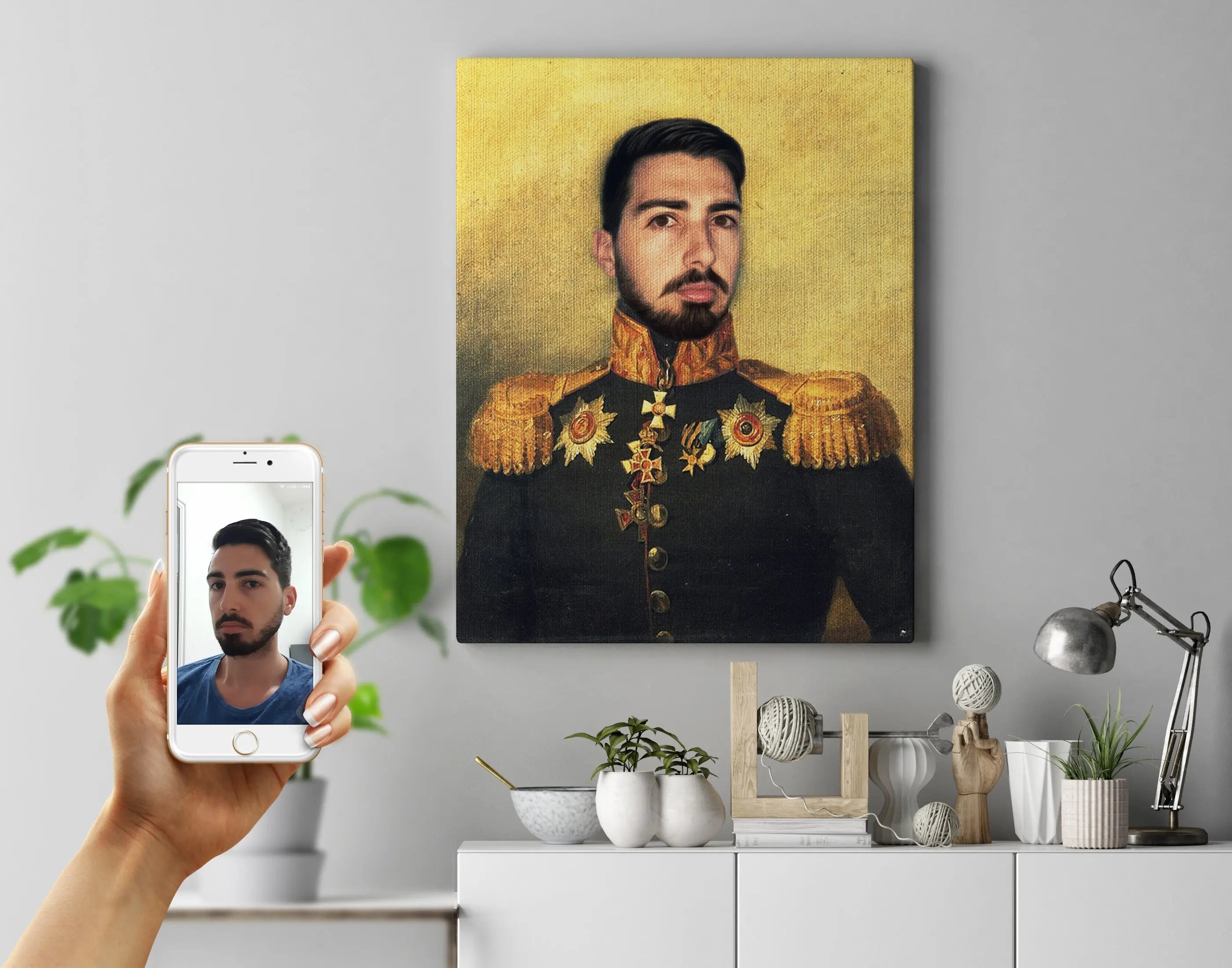 Legionary - Royal portræt efter dine fotos - Just Karikatur