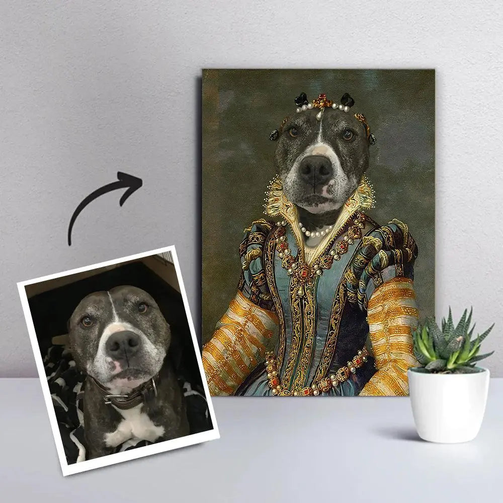 Royal kæledyrsportræt 18 - Leo - Just Karikatur