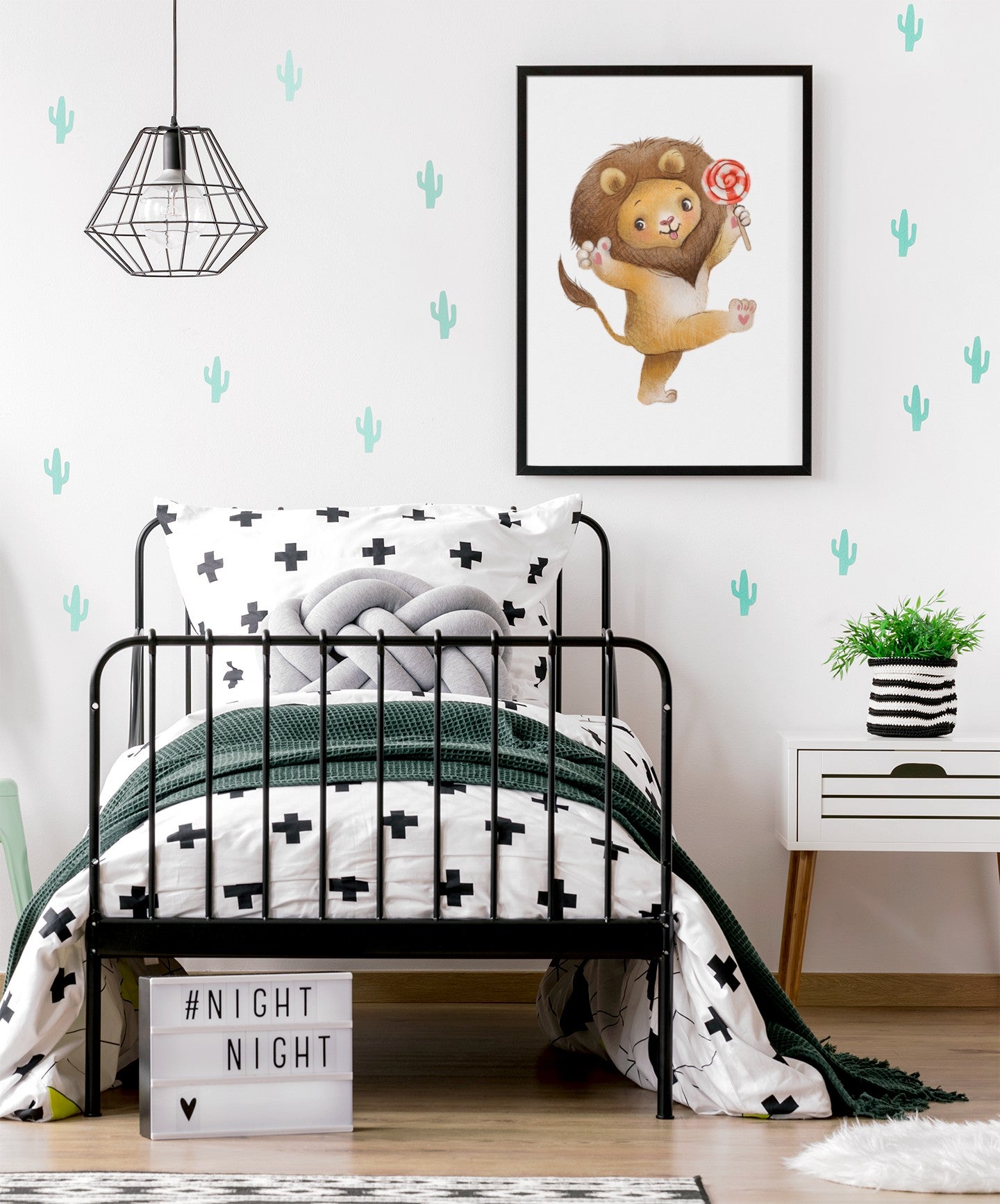 Løve - Børneplakat - Just Karikatur