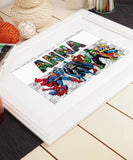 Marvel Avengers - Navneplakat - Just Karikatur