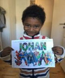 Marvel Avengers - Navneplakat - Just Karikatur