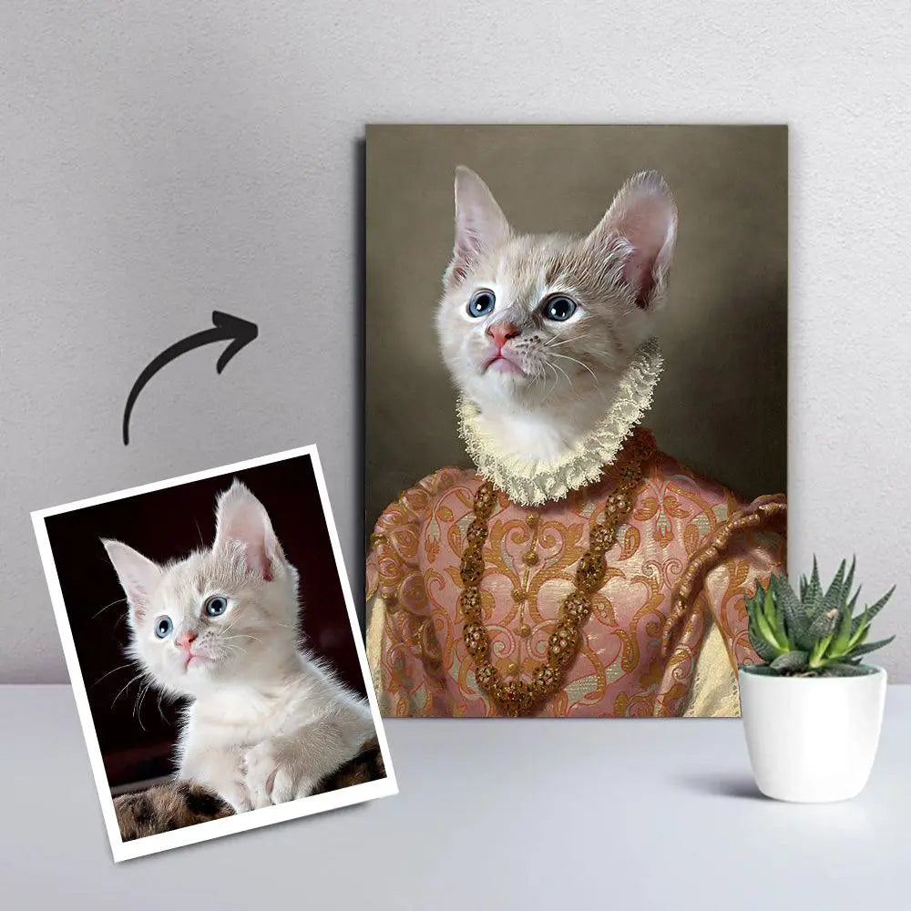 Royal kæledyrsportræt 17 - Milo - Just Karikatur