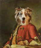 Royal kæledyrsportræt 26 - Molly - Just Karikatur