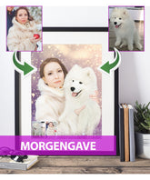 Morgengave - Dream portræt efter dine fotos - Just Karikatur