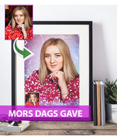 Mors dags gave - Dream portræt efter dine fotos - Just Karikatur