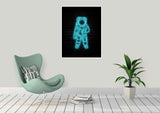 Neon Plakat - Astronat - Just Karikatur