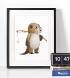 Nutria - Børneplakat - Just Karikatur