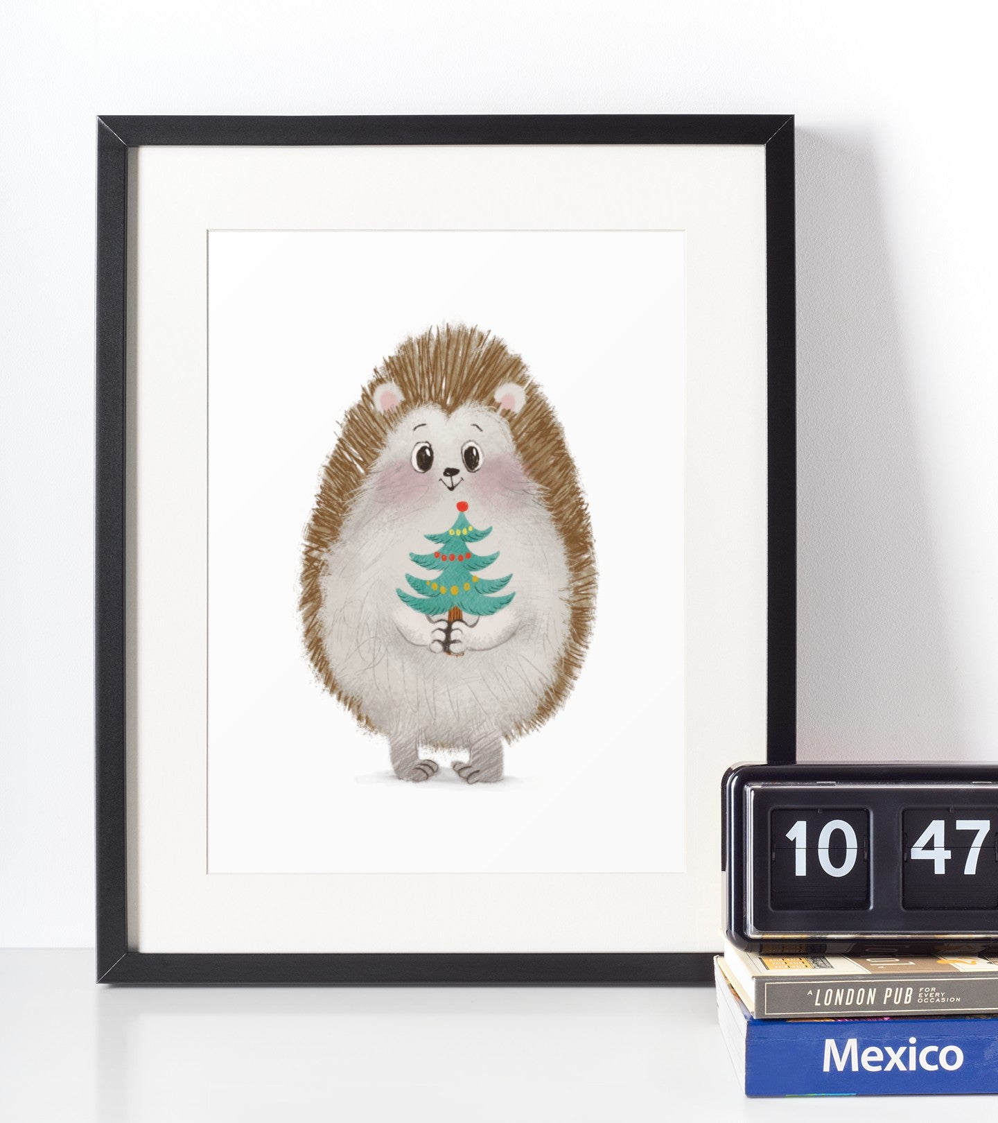 Pindsvin - Børneplakat - Just Karikatur