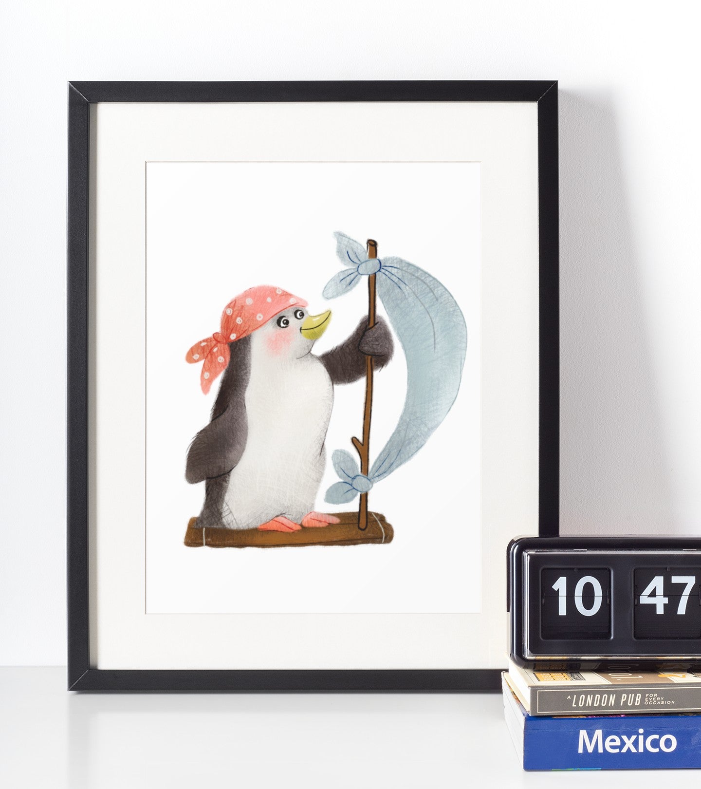 Pingvin - Børneplakat - Just Karikatur