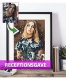 Receptionsgave - Dream portræt efter dine fotos - Just Karikatur