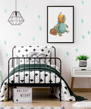 Skildpadde - Børneplakat - Just Karikatur