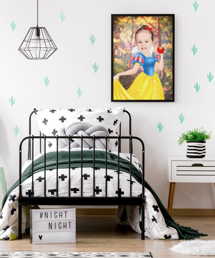 Snehvide - karikaturtegning efter dine fotos - Just Karikatur