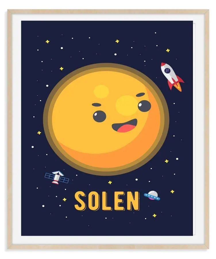 Solen - rumplakat - Just Karikatur