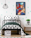 Supergirl - karikaturtegning efter dine fotos - Just Karikatur