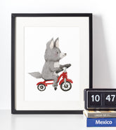 Ulv - Børneplakat - Just Karikatur