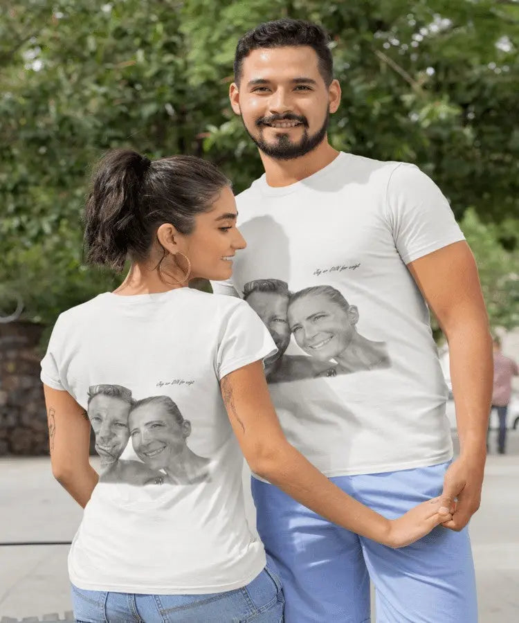 Valentinsgave- Portrættegning efter dine fotos - Just Karikatur