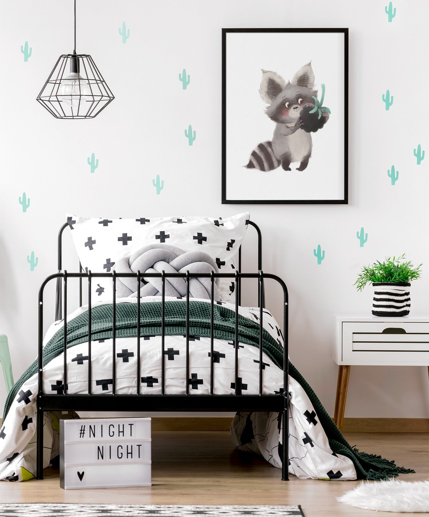 Vaskebjørn - Børneplakat - Just Karikatur