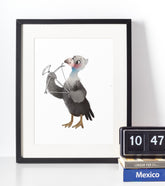 Vulture - Børneplakat - Just Karikatur