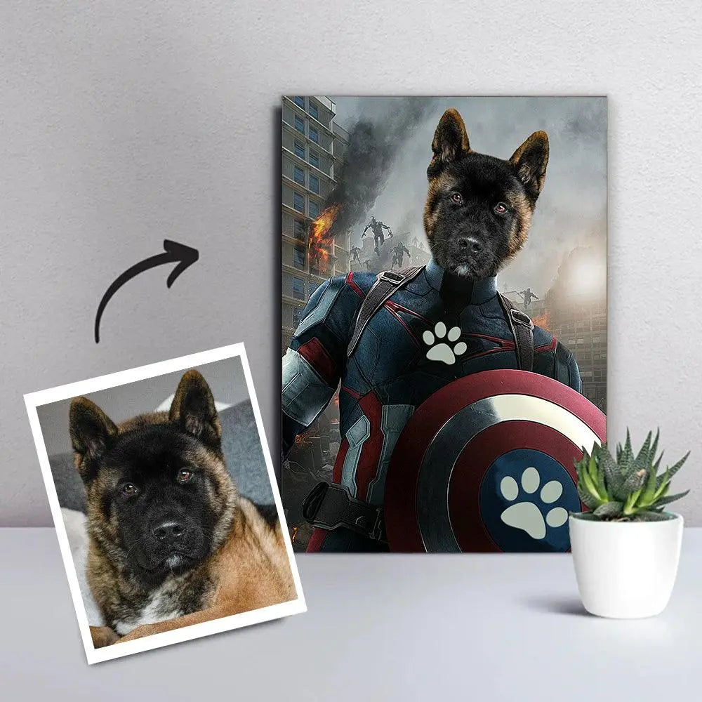 Royal kæledyrsportræt 6 - Wilma - Just Karikatur