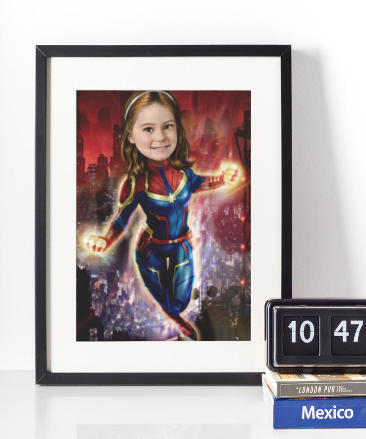 Wonder Woman - karikaturtegning efter dine fotos - Just Karikatur