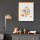 Abe børne plakat - Just Karikatur