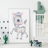 Æsel børne plakat - Just Karikatur