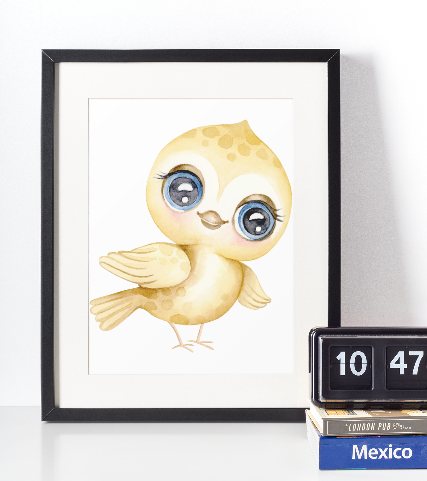 Fugl børne plakat - Just Karikatur