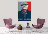 Kim Larsen - Hope Plakat - Just Karikatur